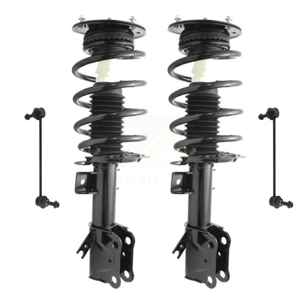 Transit Auto KSS-100532 Suspension Strut and Coil Spring Assembly for 2013-2020 Ford Fusion - Front