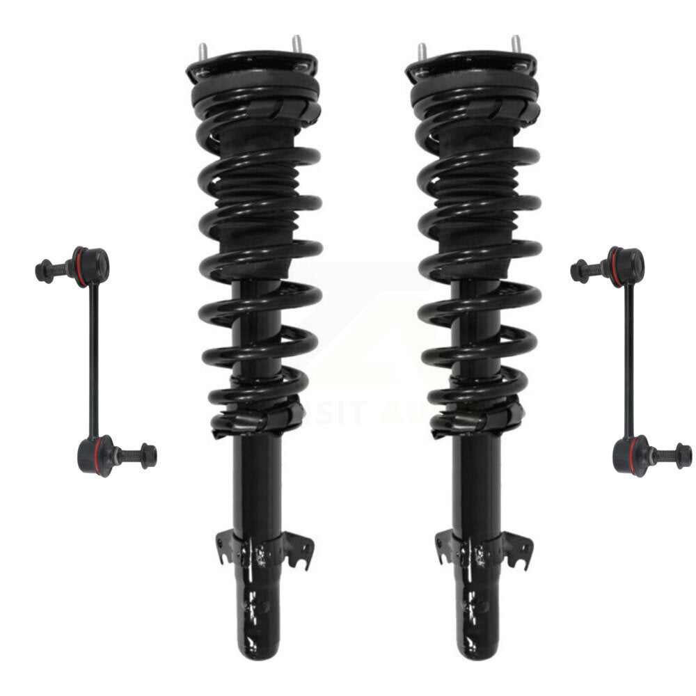 Transit Auto KSS-100537 Suspension Strut and Coil Spring Assembly for 2010-2012 Ford Fusion, Mercury Milan - Front