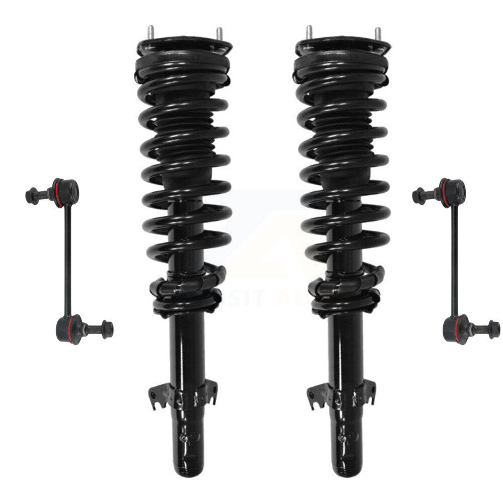 Transit Auto KSS-100538 Suspension Strut and Coil Spring Assembly for 2009-2012 Ford Fusion, Lincoln MKZ, Mercury Milan - Front