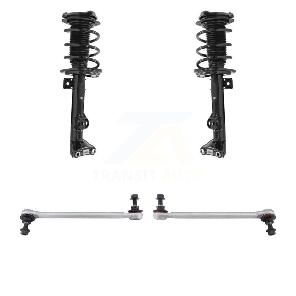 Transit Auto KSS-100553 Suspension Strut and Coil Spring Assembly for 2012-2017 Mercedes-Benz E400, Mercedes-Benz E350 - Front