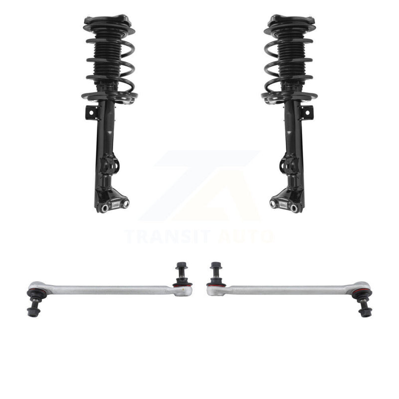 Transit Auto KSS-100553 Suspension Strut and Coil Spring Assembly for 2012-2017 Mercedes-Benz E400, Mercedes-Benz E350 - Front