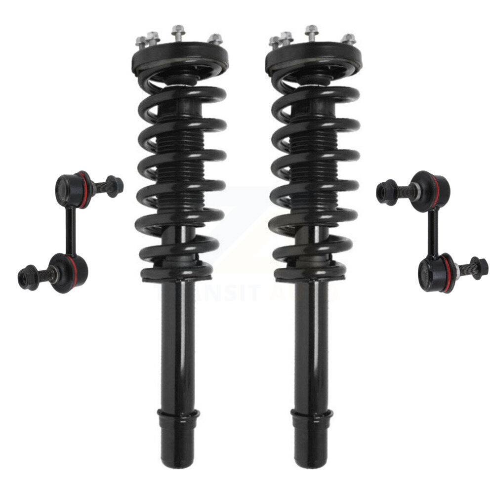 Transit Auto KSS-100556 Suspension Strut and Coil Spring Assembly for 2004-2006 Acura TL - Front