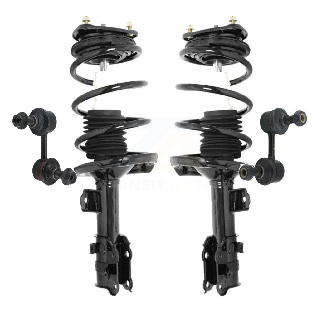 Transit Auto KSS-100566 Suspension Strut and Coil Spring Assembly for 2006 Hyundai Accent - Front