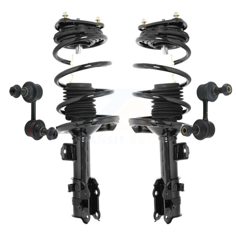 Transit Auto KSS-100566 Suspension Strut and Coil Spring Assembly for 2006 Hyundai Accent - Front