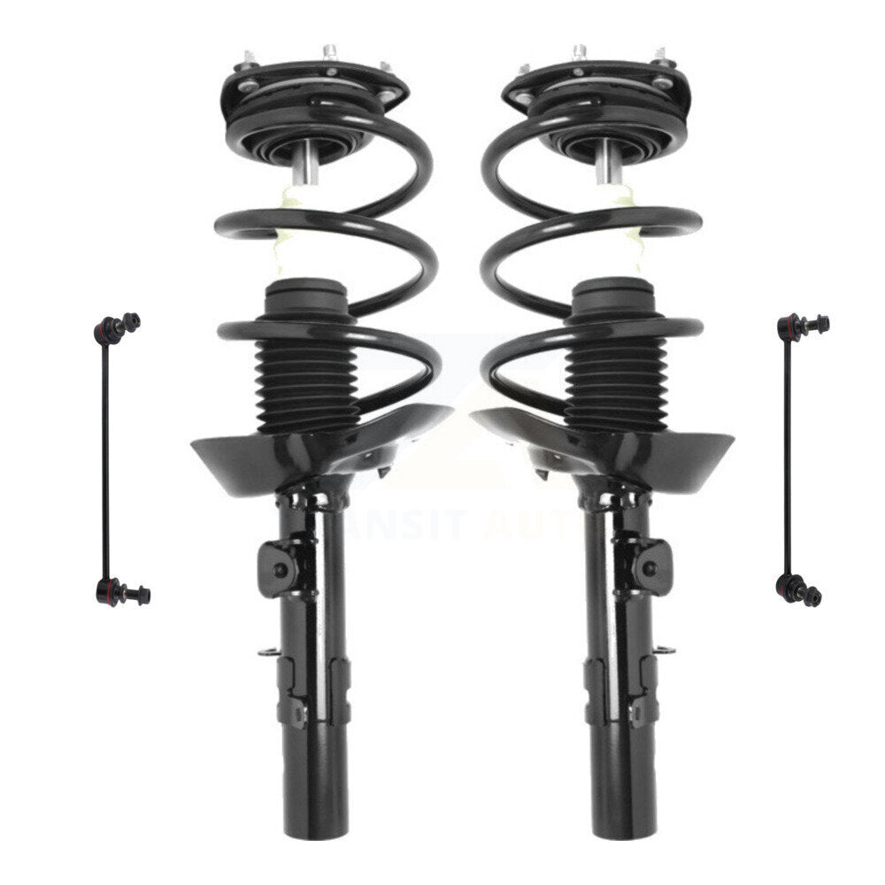 Transit Auto KSS-100571 Suspension Strut and Coil Spring Assembly for 2013-2017 Honda Accord - Front