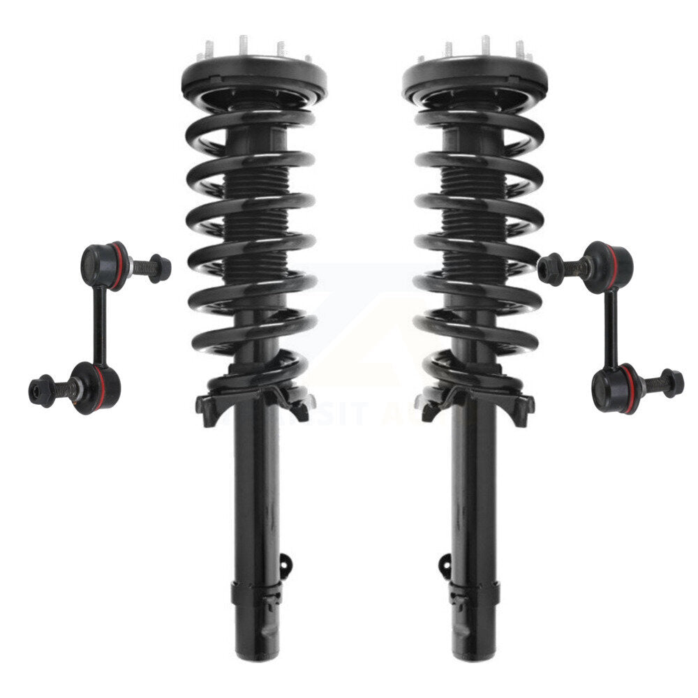 Transit Auto KSS-100574 Suspension Strut and Coil Spring Assembly for 2008-2012 Honda Accord - Front