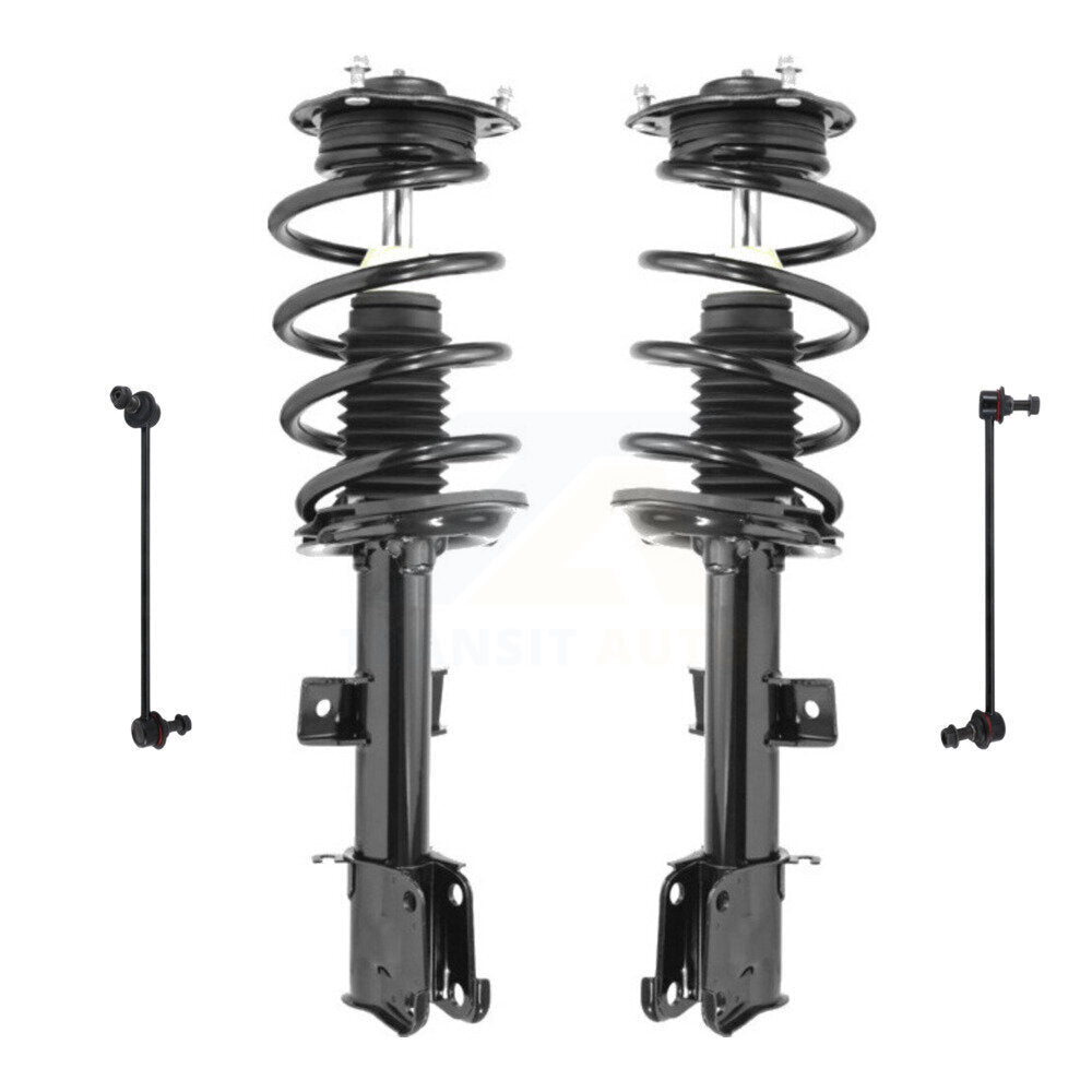 Transit Auto KSS-100579 Suspension Strut and Coil Spring Assembly for 2010-2012 Hyundai Santa Fe - Front