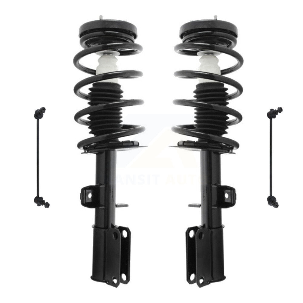 Transit Auto KSS-100585 Suspension Strut and Coil Spring Assembly for 2000-2006 BMW X5 - Front