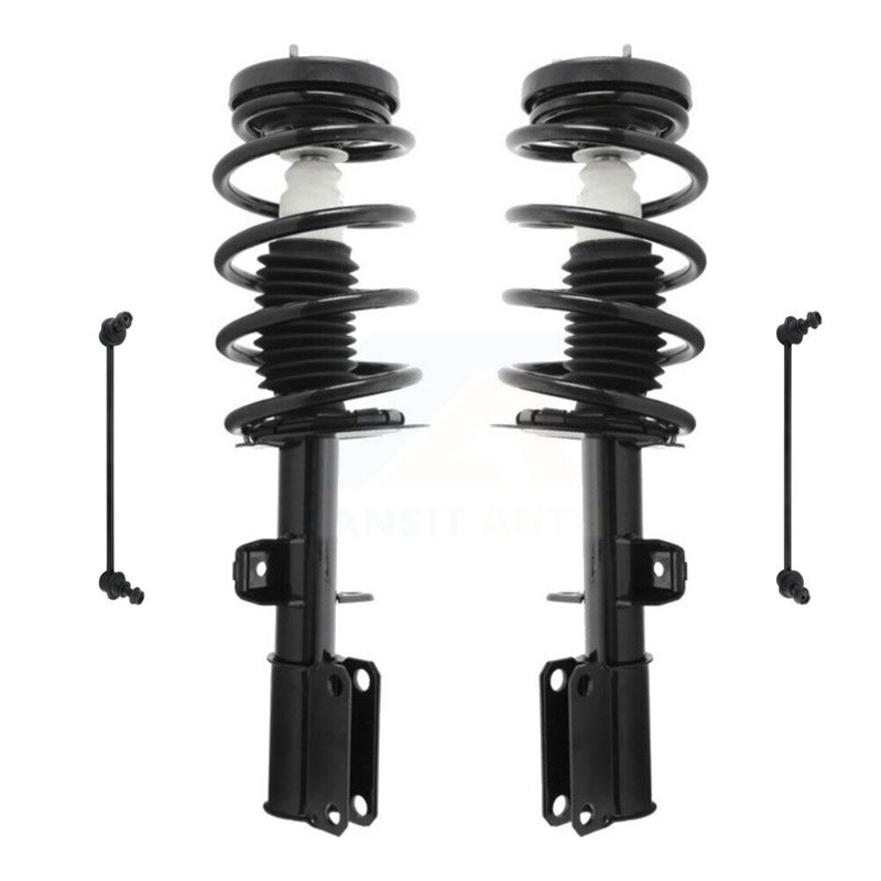 Transit Auto KSS-100585 Suspension Strut and Coil Spring Assembly for 2000-2006 BMW X5 - Front