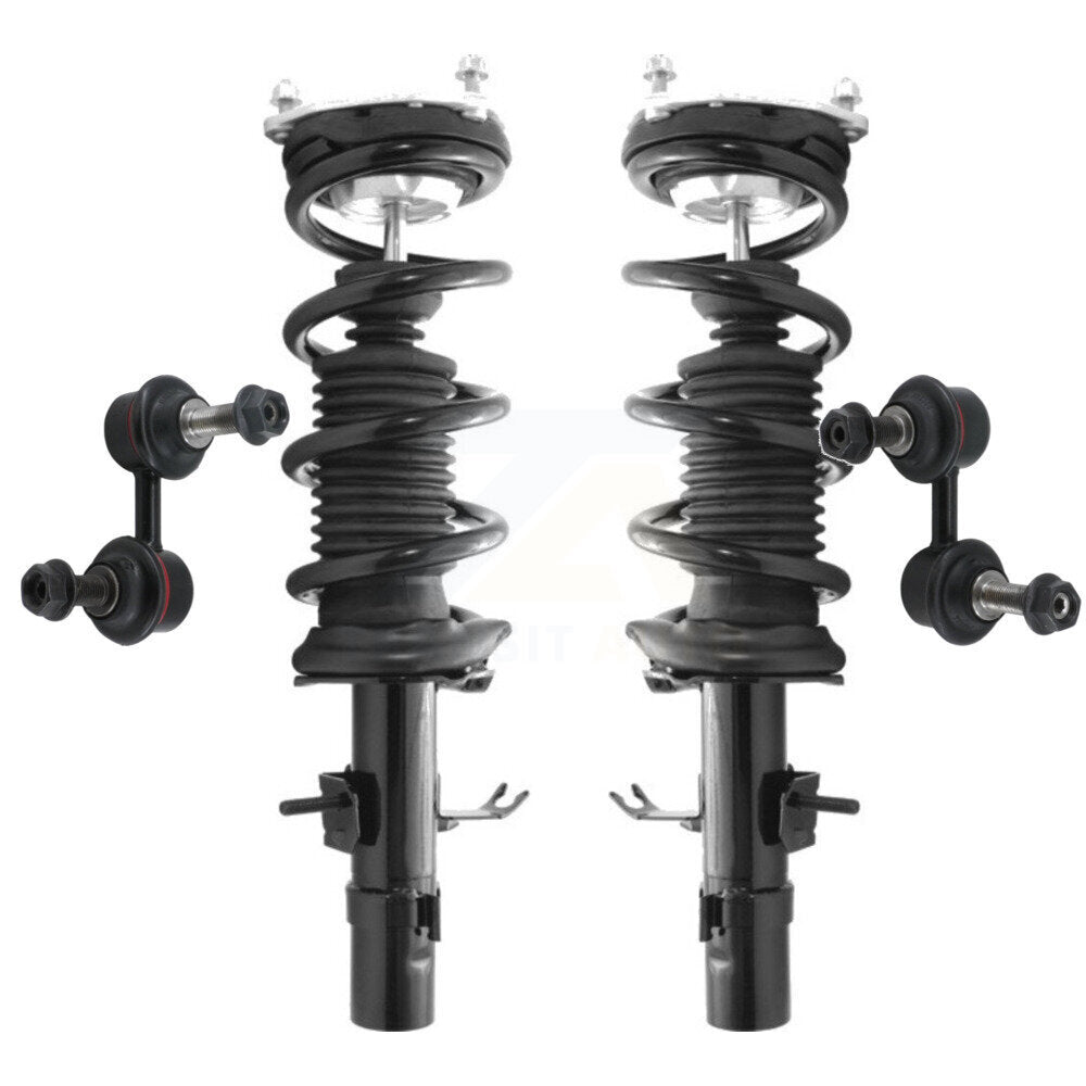 Transit Auto KSS-100587 Suspension Strut and Coil Spring Assembly for 2009-2017 INFINITI Q60, INFINITI G37 - Front
