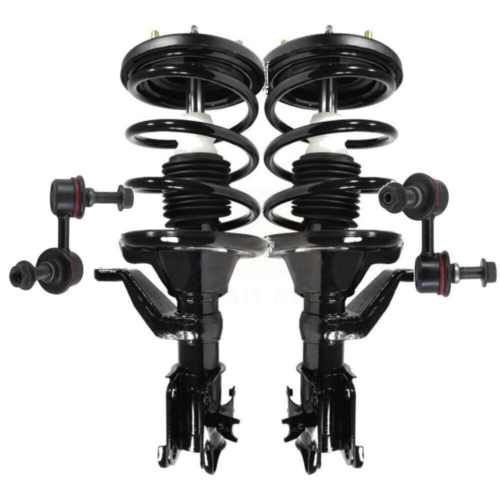 Transit Auto KSS-100610 Suspension Strut and Coil Spring Assembly for 2003-2005 Honda Civic - Front