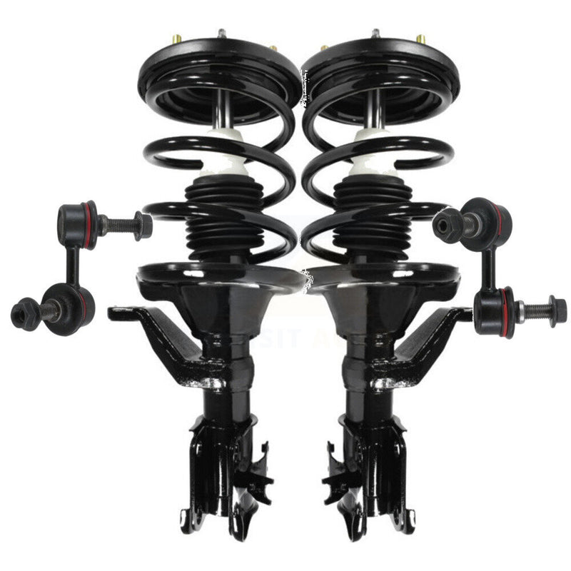 Transit Auto KSS-100610 Suspension Strut and Coil Spring Assembly for 2003-2005 Honda Civic - Front