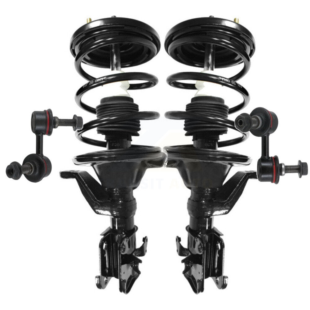 Transit Auto KSS-100612 Suspension Strut and Coil Spring Assembly for 2001-2005 Honda Civic, Acura EL - Front