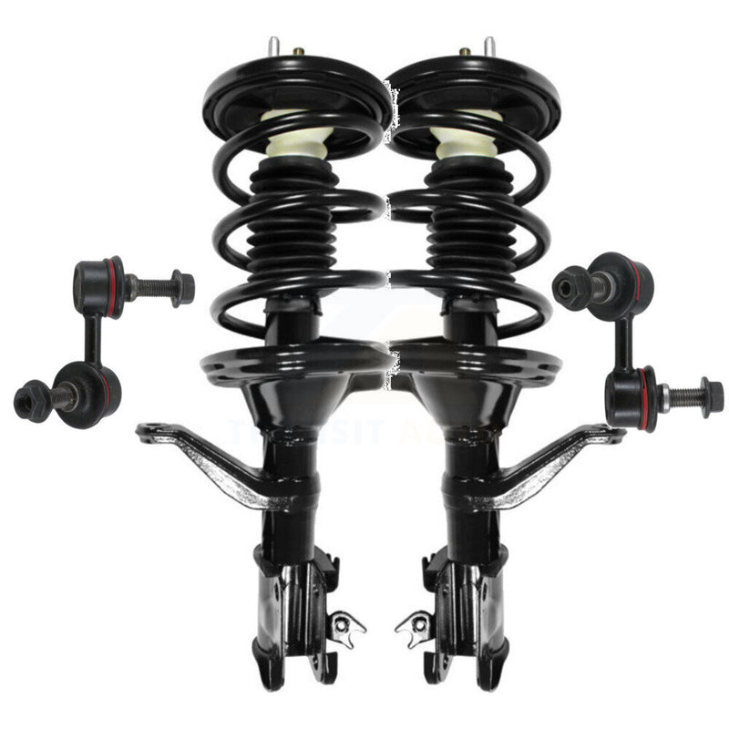 Transit Auto KSS-100616 Suspension Strut and Coil Spring Assembly for 2003-2011 Honda Element - Front