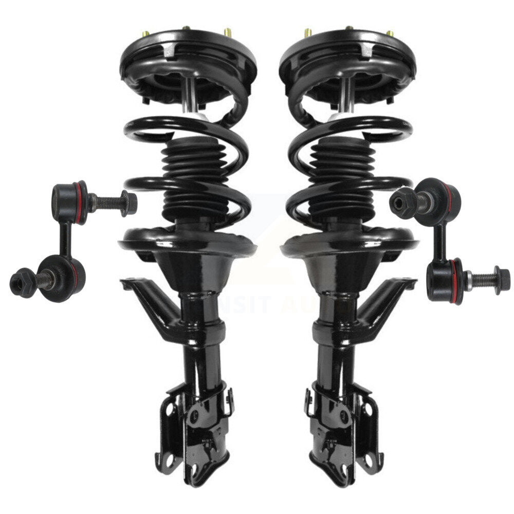 Transit Auto KSS-100617 Suspension Strut and Coil Spring Assembly for 2002-2006 Honda CR-V - Front