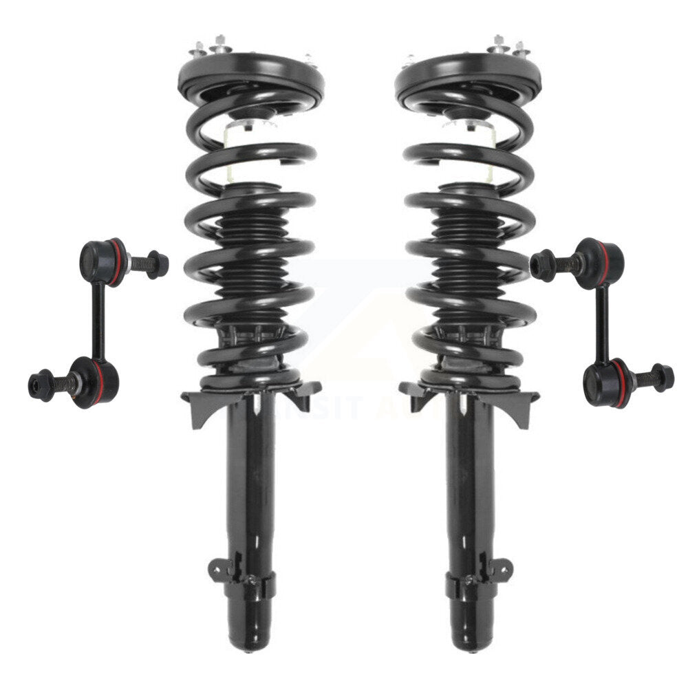 Transit Auto KSS-100647 Suspension Strut and Coil Spring Assembly for 2009-2014 Acura TSX - Front
