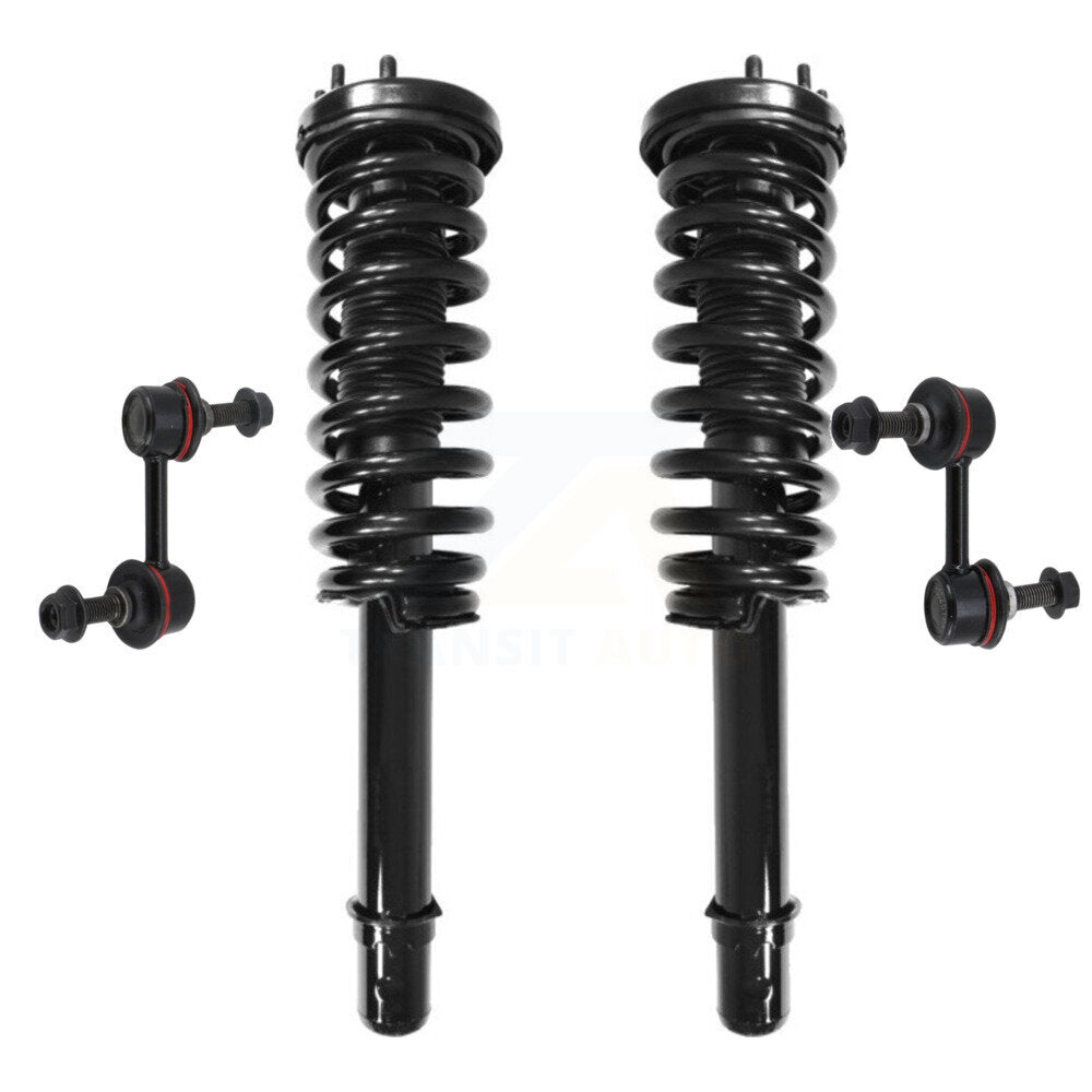Transit Auto KSS-100650 Suspension Strut and Coil Spring Assembly for 2004-2007 Honda Accord - Front