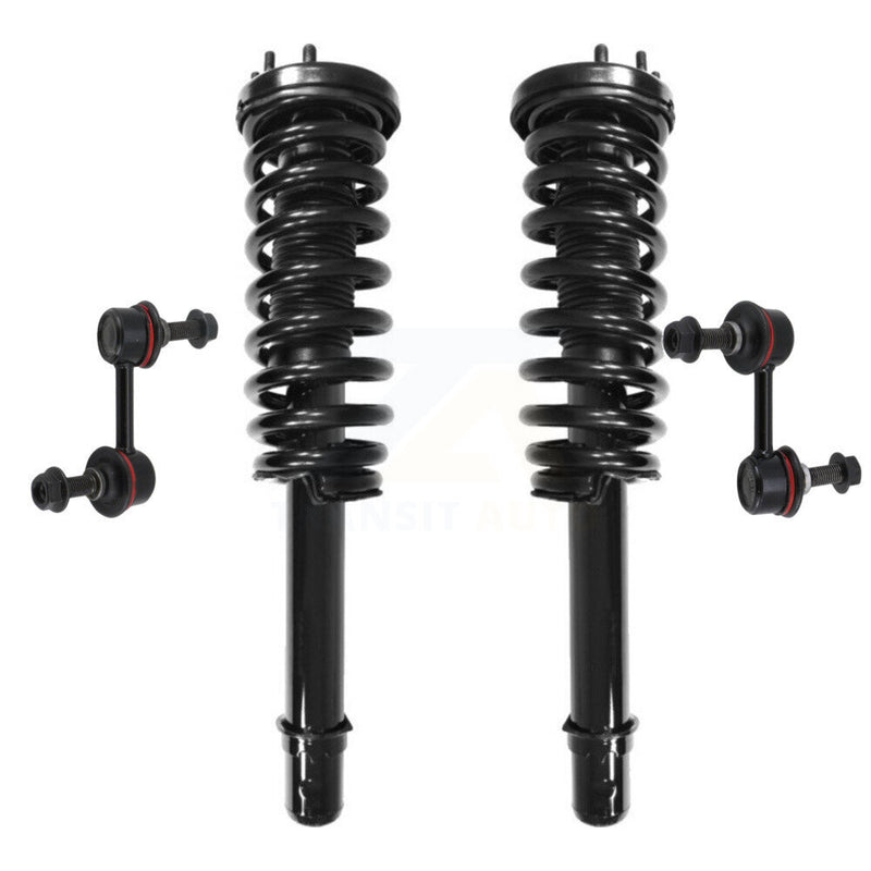 Transit Auto KSS-100650 Suspension Strut and Coil Spring Assembly for 2004-2007 Honda Accord - Front