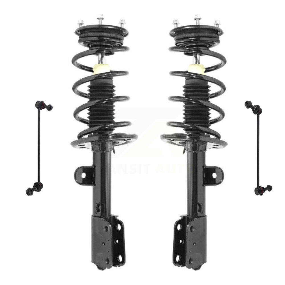 Transit Auto KSS-100659 Suspension Strut and Coil Spring Assembly for 2013-2019 Ford Explorer, Ford Police Interceptor Utility - Front