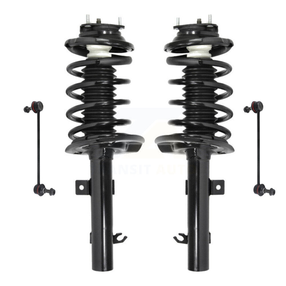 Transit Auto KSS-100670 Suspension Strut and Coil Spring Assembly for 2006-2010 Ford Focus - Front