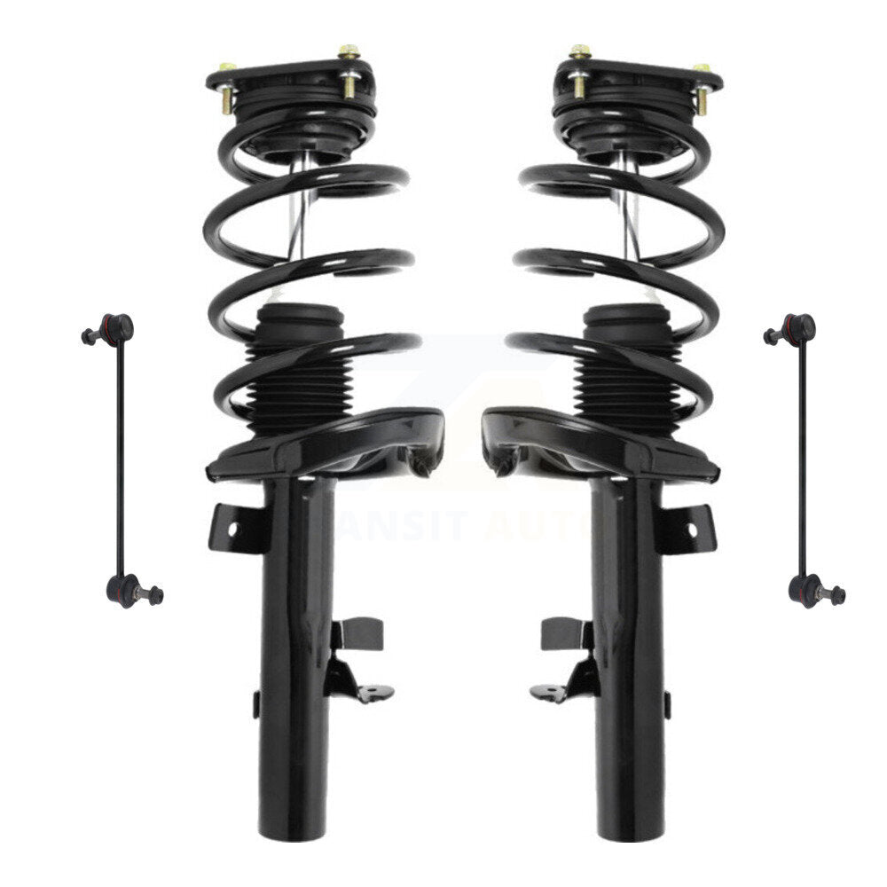 Transit Auto KSS-100671 Suspension Strut and Coil Spring Assembly for 2012-2018 Ford Focus - Front