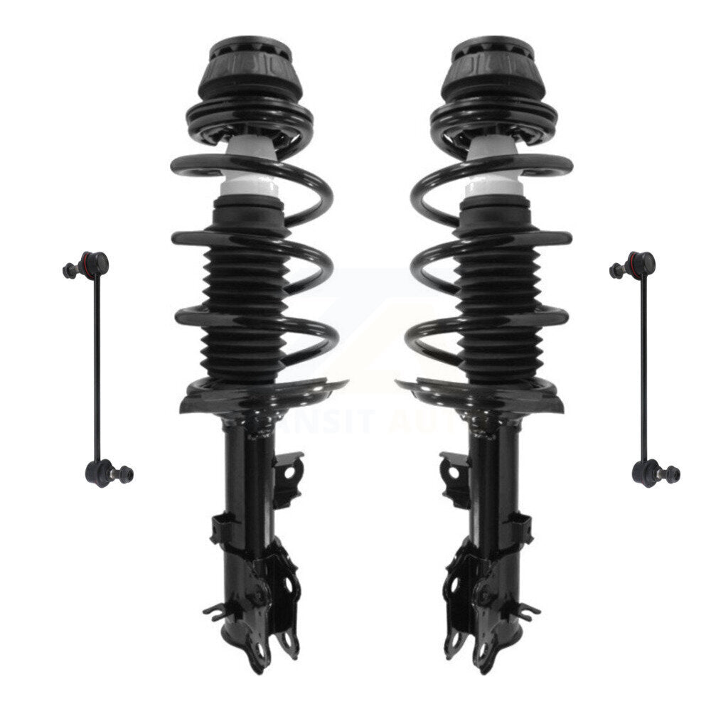 Transit Auto KSS-100692 Suspension Strut and Coil Spring Assembly for 2012-2017 Hyundai Accent, Kia Rio - Front