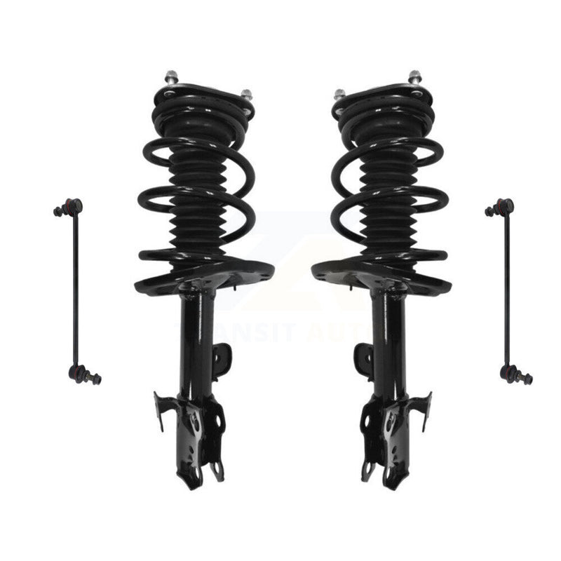 Transit Auto KSS-100704 Suspension Strut and Coil Spring Assembly for 2006-2012 Toyota RAV4 - Front