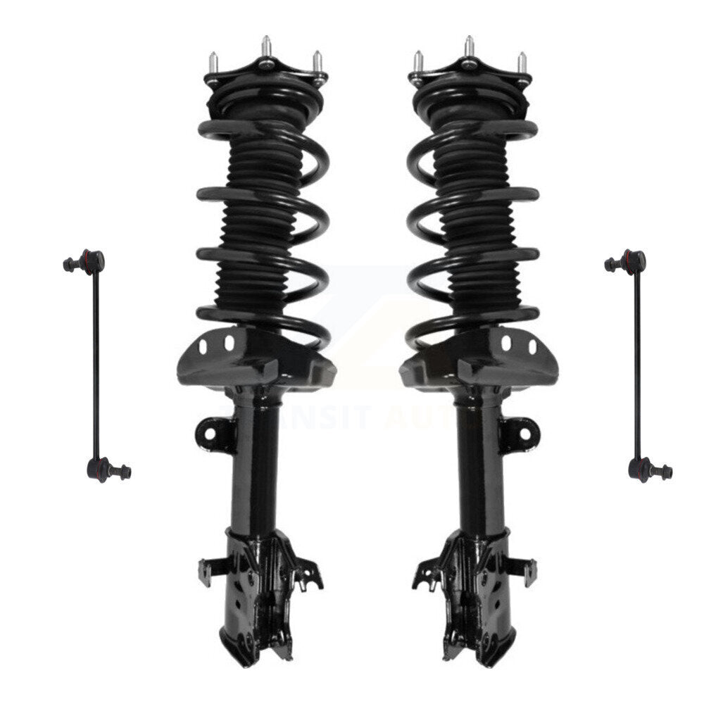 Transit Auto KSS-100735 Suspension Strut and Coil Spring Assembly for 2007-2014 Honda CR-V - Front