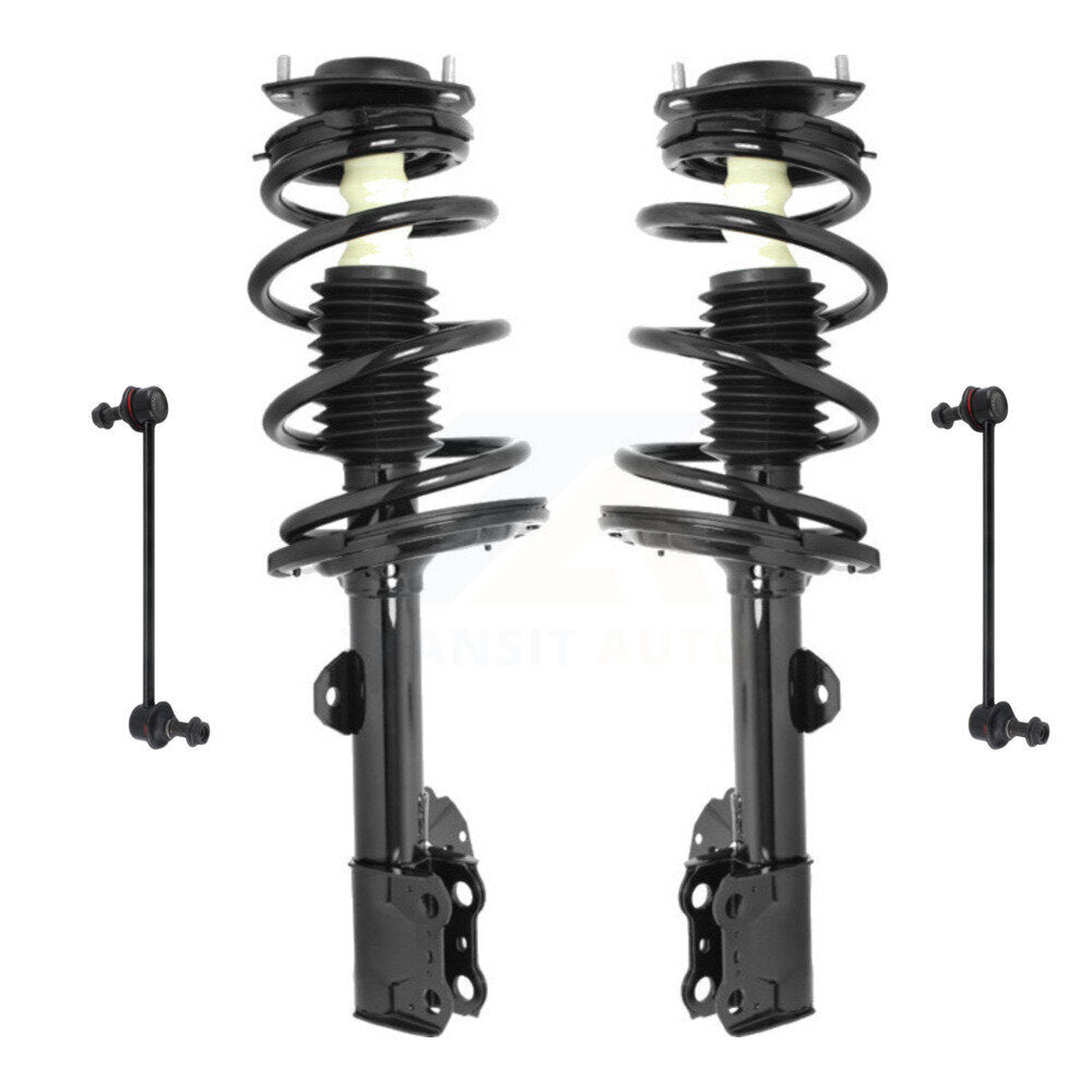 Transit Auto KSS-100738 Suspension Strut and Coil Spring Assembly for 2008-2013 Toyota Highlander - Front