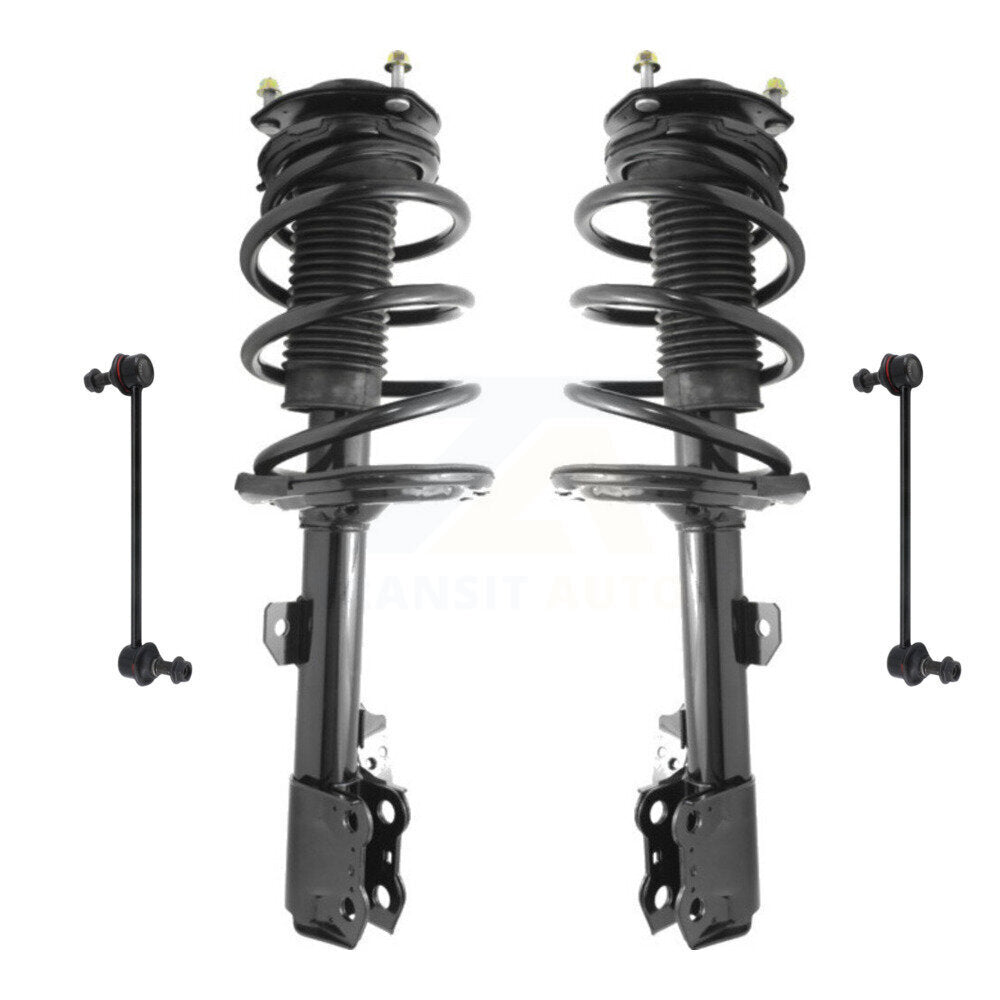 Transit Auto KSS-100741 Suspension Strut and Coil Spring Assembly for 2010-2015 Toyota Highlander, Lexus RX350, Lexus RX450h - Front