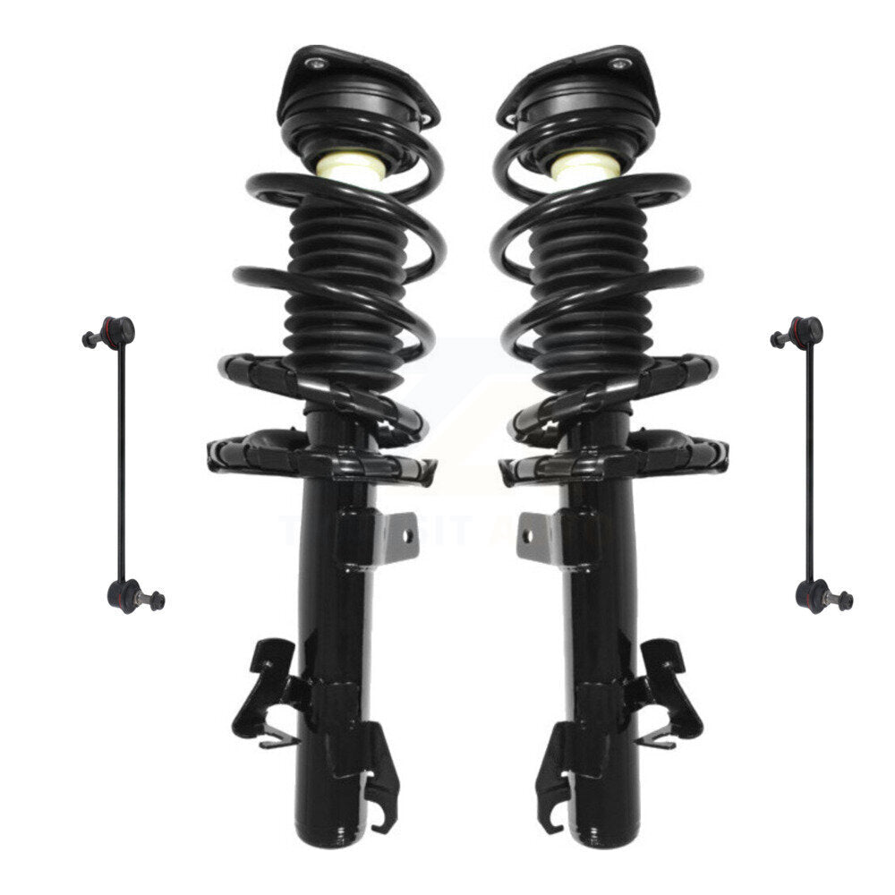 Transit Auto KSS-100753 Suspension Strut and Coil Spring Assembly for 2010-2013 Mazda 3 - Front