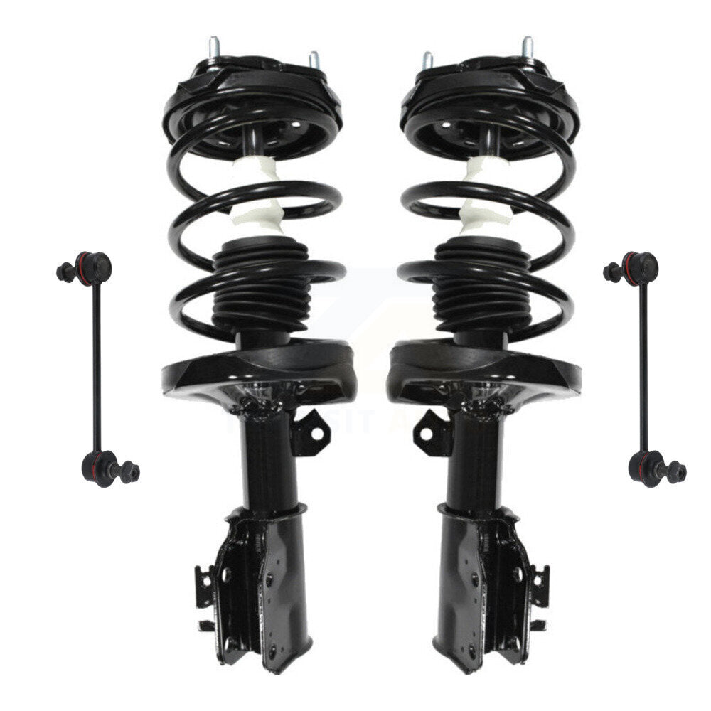 Transit Auto KSS-100757 Suspension Strut and Coil Spring Assembly for 2000 Mazda Protege - Front