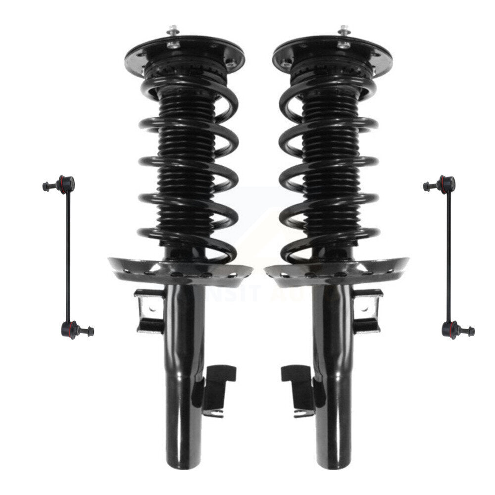 Transit Auto KSS-100782 Suspension Strut and Coil Spring Assembly for 2011-2018 Volvo V60, Volvo S60 - Front