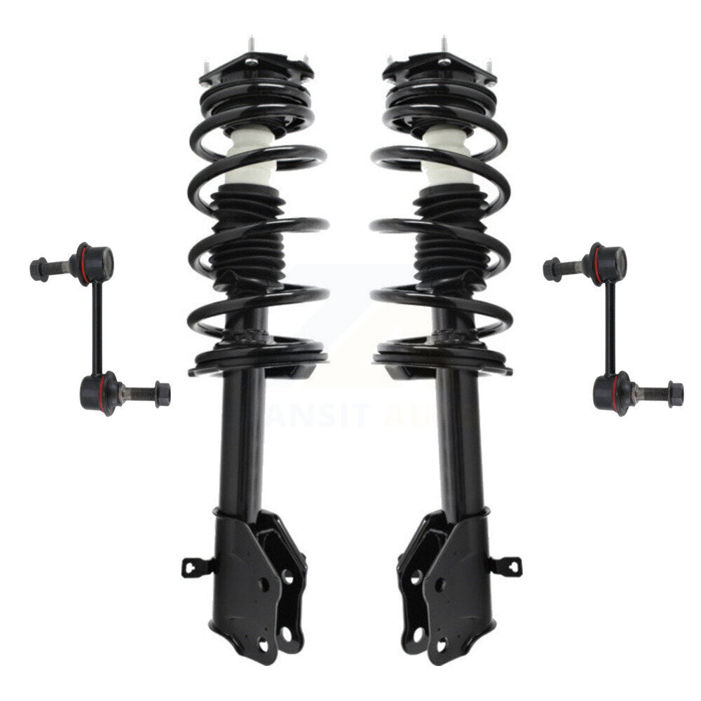 Transit Auto KSS-100804 Suspension Strut and Coil Spring Assembly for 2011-2015 Ford Edge, Lincoln MKX - Front