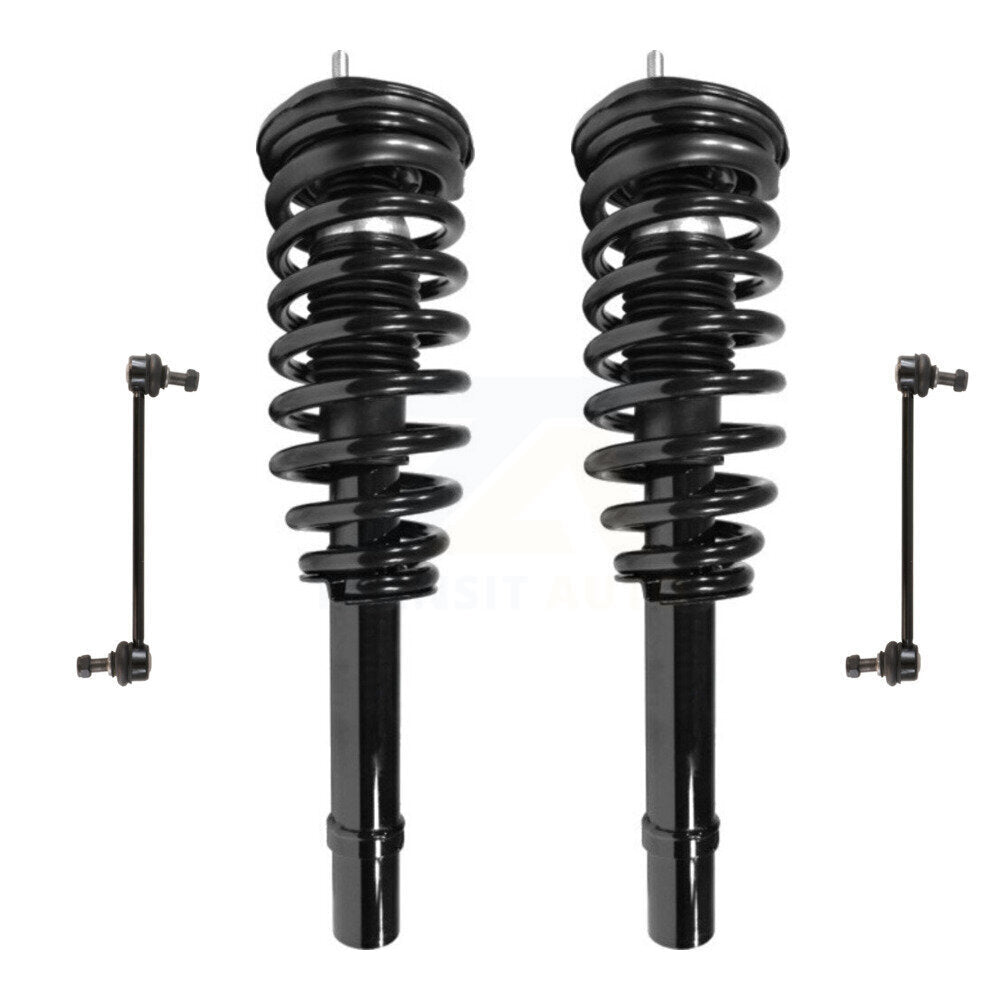 Transit Auto KSS-100819 Suspension Strut and Coil Spring Assembly for 2006 Kia Optima - Front