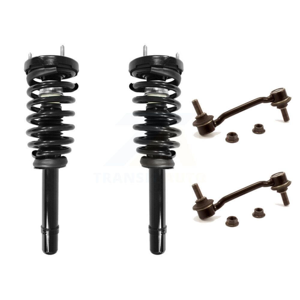 Transit Auto KSS-100836 Suspension Strut and Coil Spring Assembly for 2006-2011 Hyundai Azera, Hyundai Sonata - Front