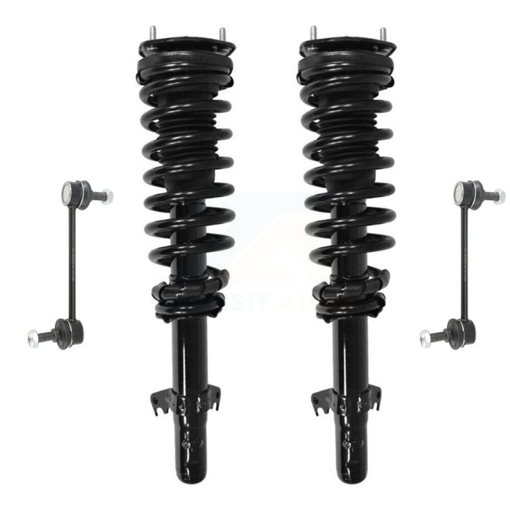 Transit Auto KSS-100847 Suspension Strut and Coil Spring Assembly for 2009-2012 Ford Fusion, Lincoln MKZ, Mercury Milan - Front