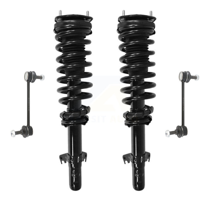 Transit Auto KSS-100847 Suspension Strut and Coil Spring Assembly for 2009-2012 Ford Fusion, Lincoln MKZ, Mercury Milan - Front