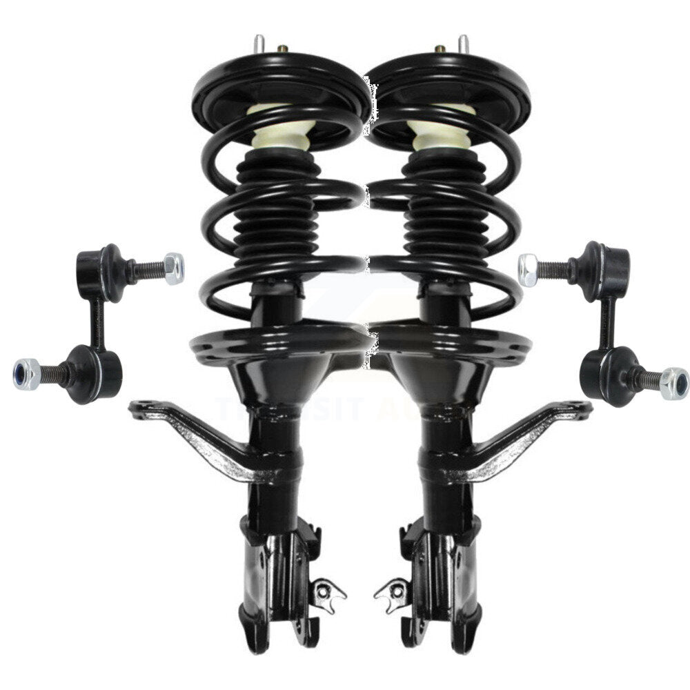 Transit Auto KSS-100887 Suspension Strut and Coil Spring Assembly for 2003-2011 Honda Element - Front