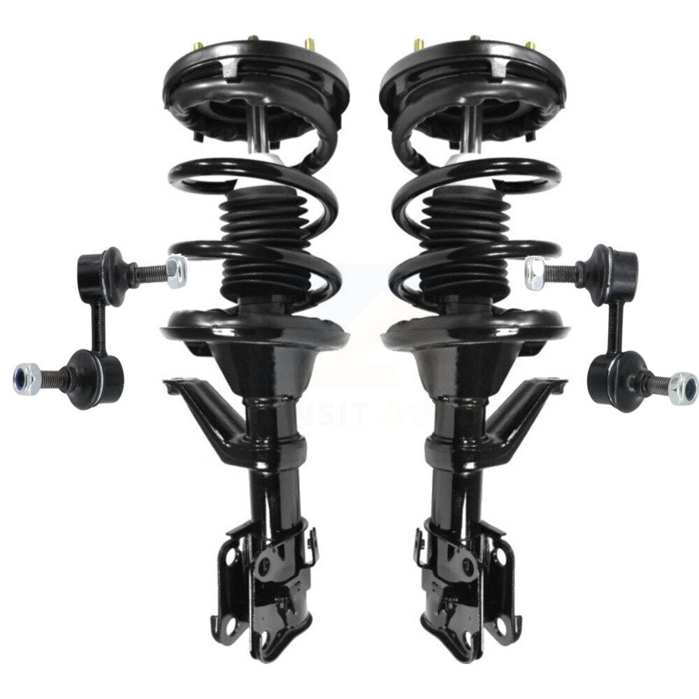Transit Auto KSS-100888 Suspension Strut and Coil Spring Assembly for 2002-2006 Honda CR-V - Front