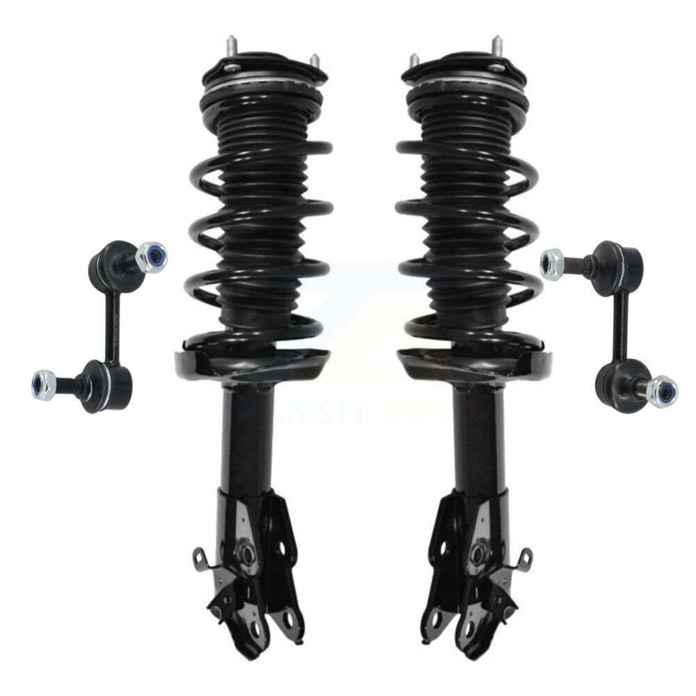 Transit Auto KSS-100900 Suspension Strut and Coil Spring Assembly for 2006-2011 Honda Civic, Acura CSX - Front
