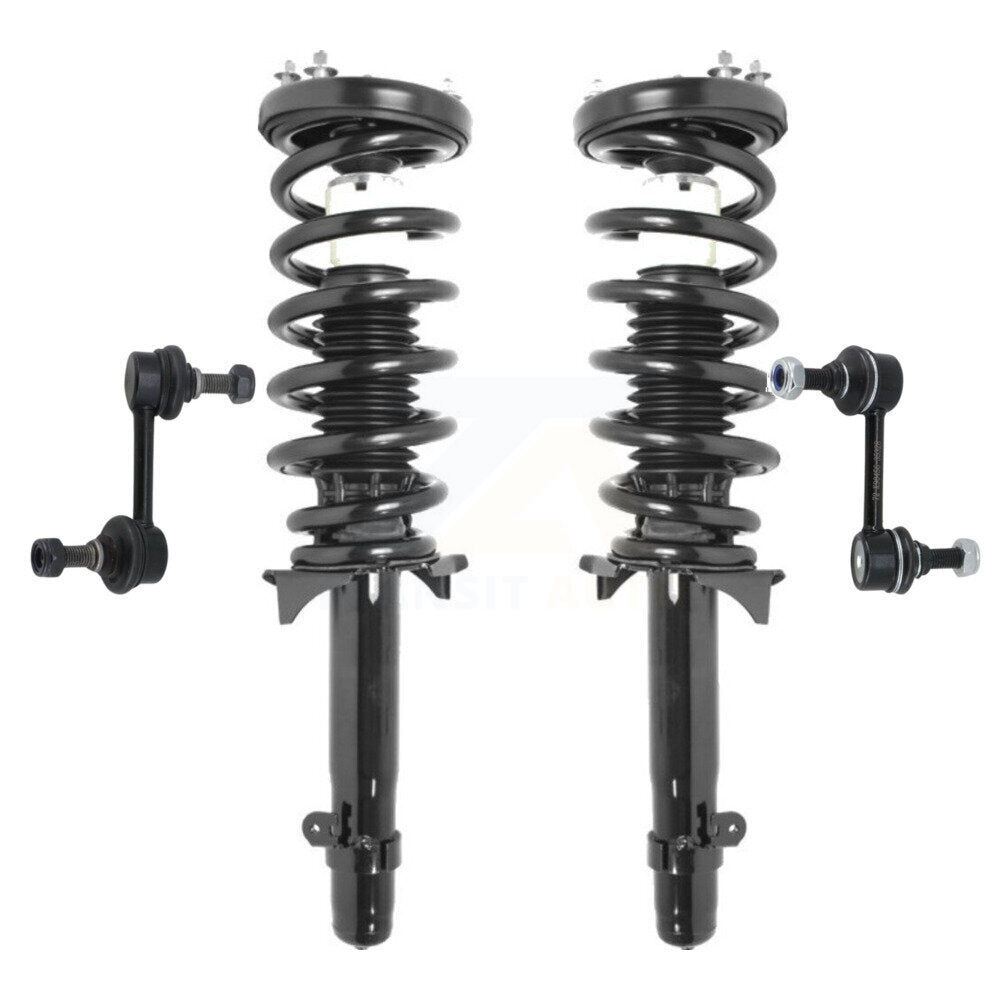 Transit Auto KSS-100901 Suspension Strut and Coil Spring Assembly for 2009-2014 Acura TSX - Front