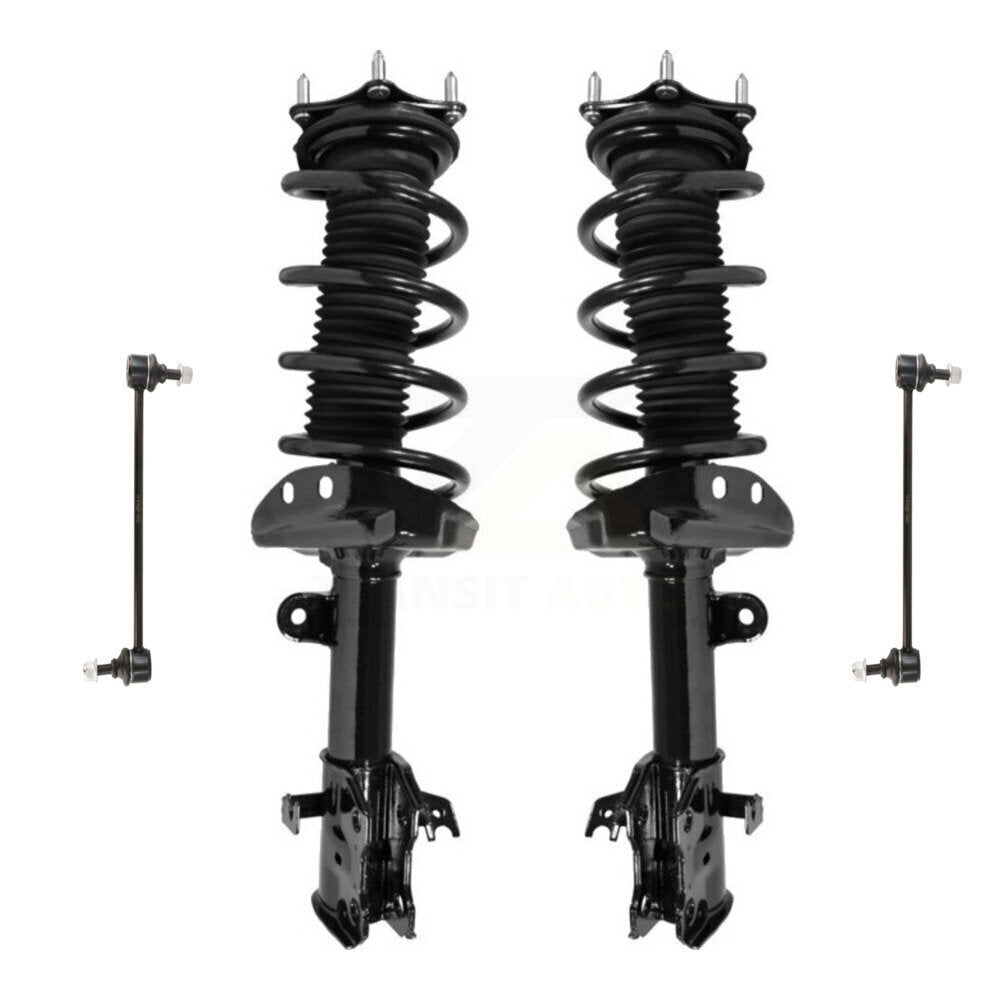 Transit Auto KSS-100966 Suspension Strut and Coil Spring Assembly for 2007-2014 Honda CR-V - Front