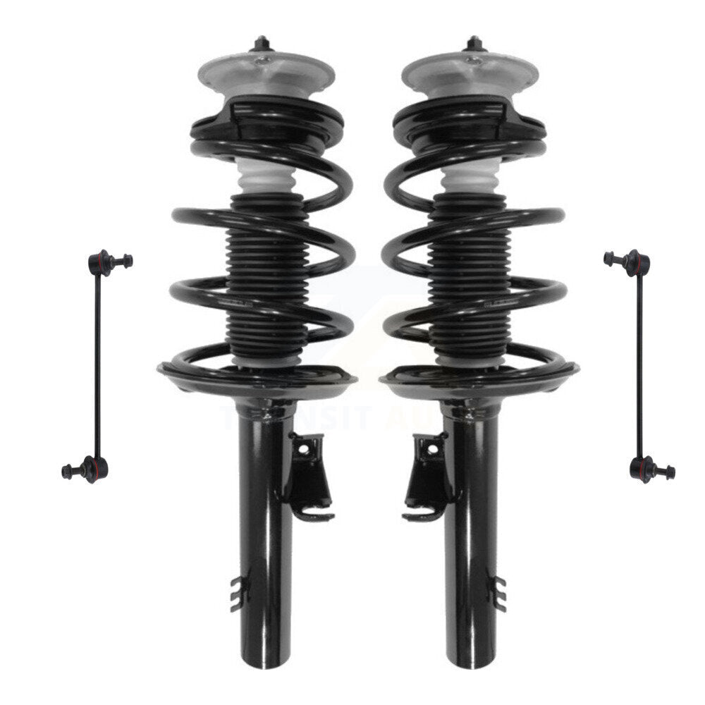 Transit Auto KSS-101110 Suspension Strut and Coil Spring Assembly for 2004-2010 BMW X3 - Front