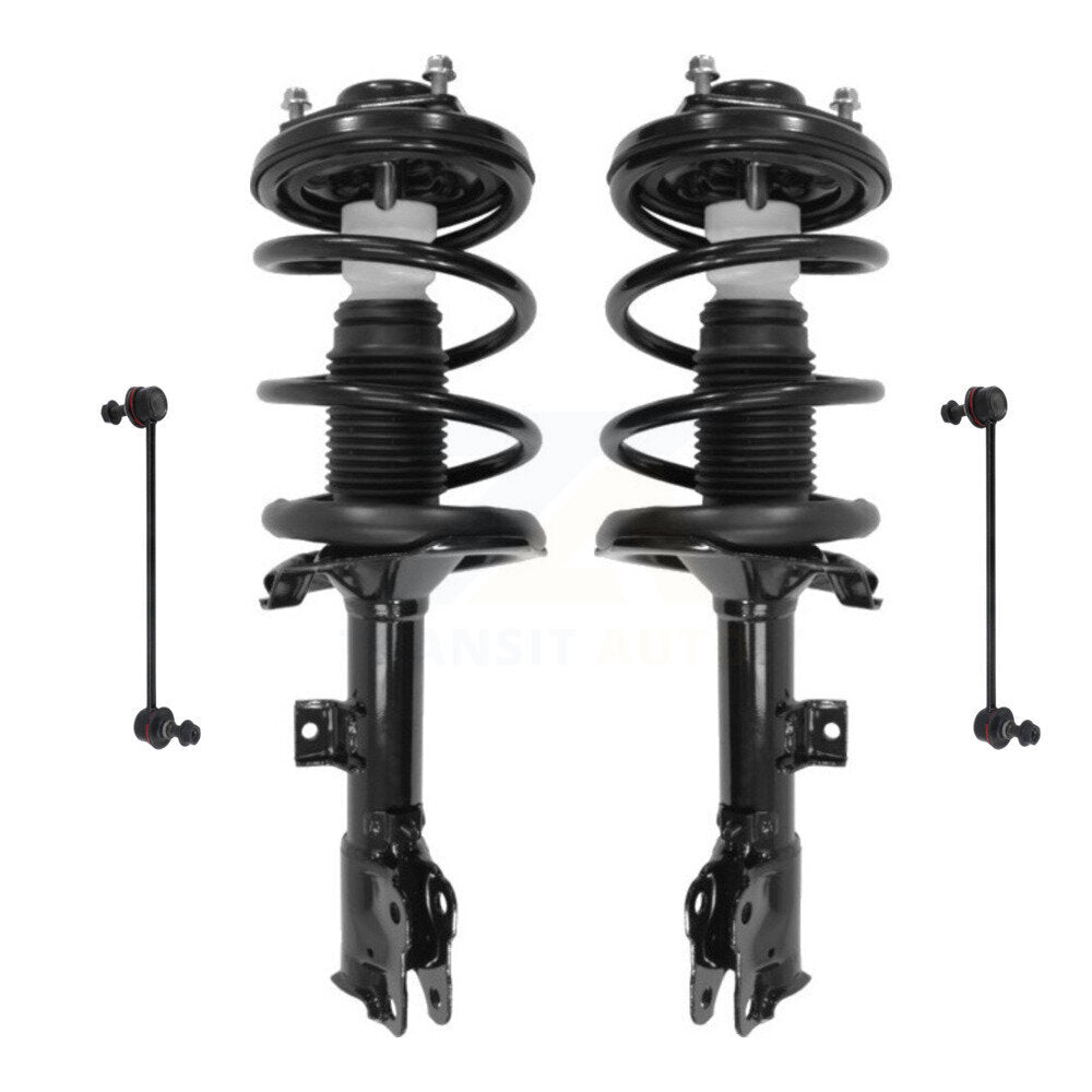 Transit Auto KSS-101125 Suspension Strut and Coil Spring Assembly for 2007-2013 Mitsubishi Outlander - Front