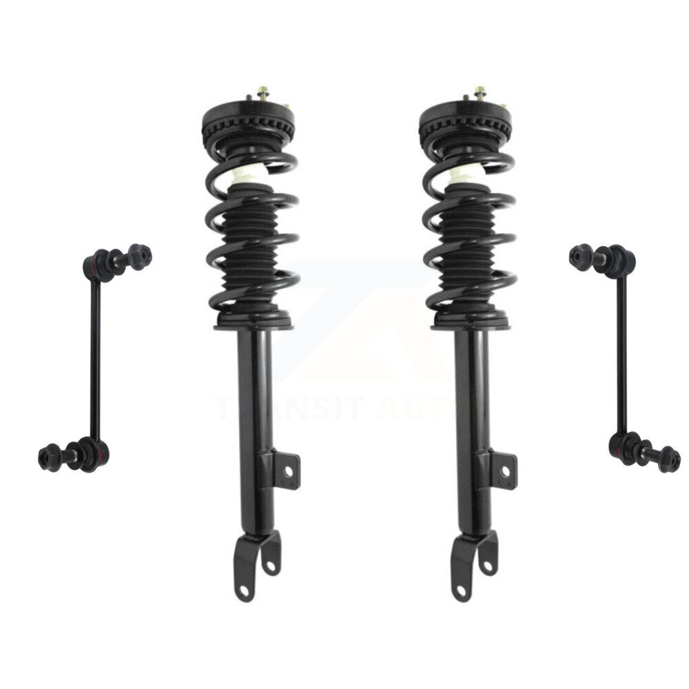 Transit Auto KSS-104046 Suspension Strut and Coil Spring Assembly for 2011-2022 Chrysler 300, Dodge Challenger - Front