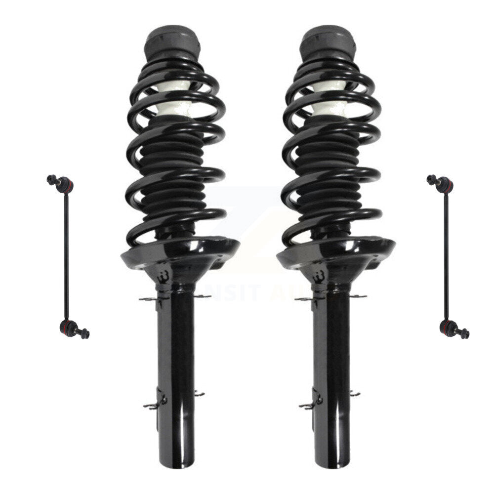 Transit Auto KSS-104053 Suspension Strut and Coil Spring Assembly for 2005 Volkswagen Jetta - Front