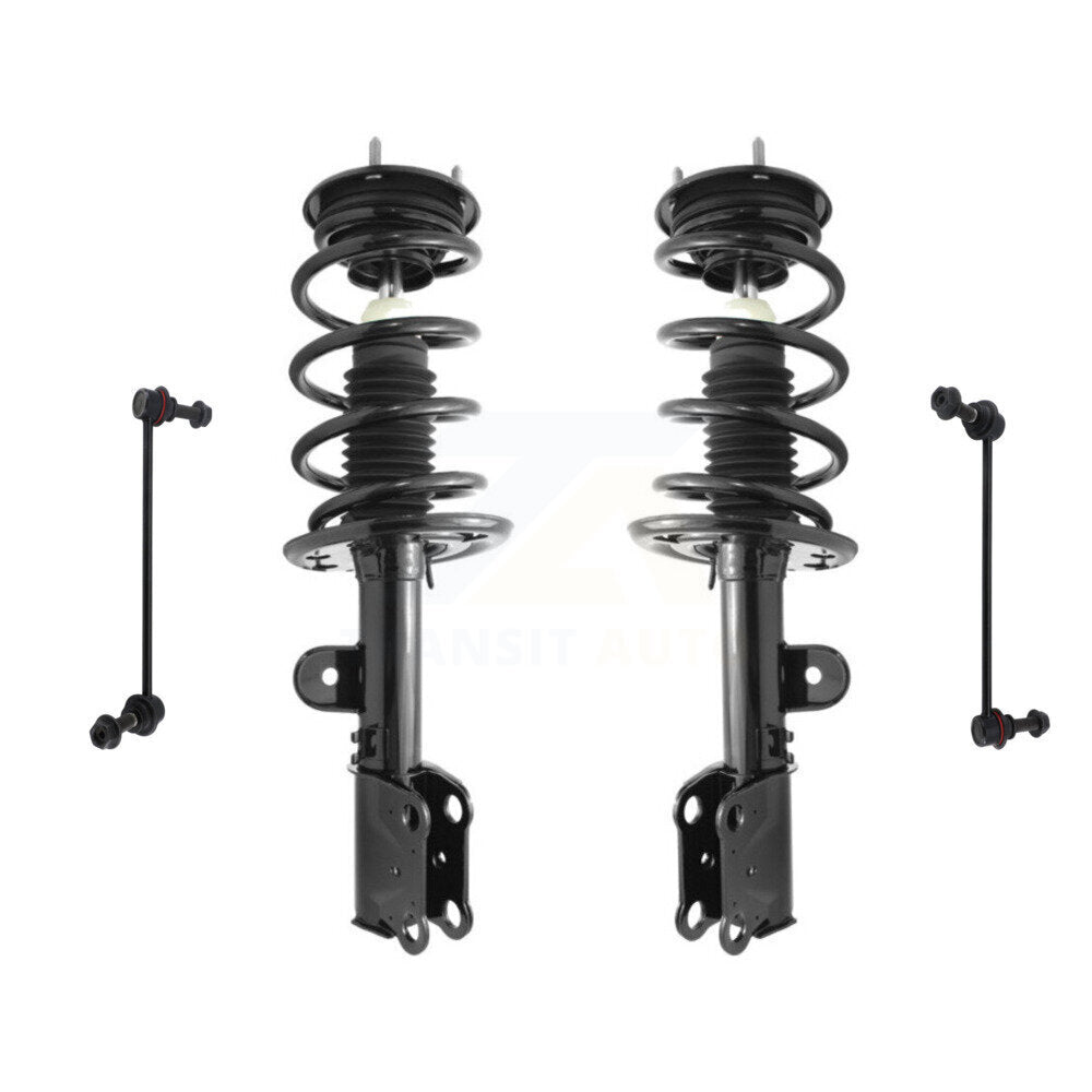 Transit Auto KSS-104062 Suspension Strut and Coil Spring Assembly for 2013-2019 Ford Flex, Lincoln MKT - Front