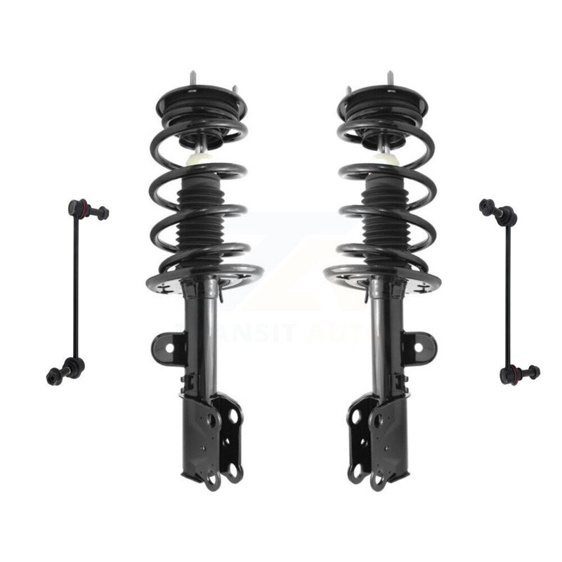Transit Auto KSS-104062 Suspension Strut and Coil Spring Assembly for 2013-2019 Ford Flex, Lincoln MKT - Front