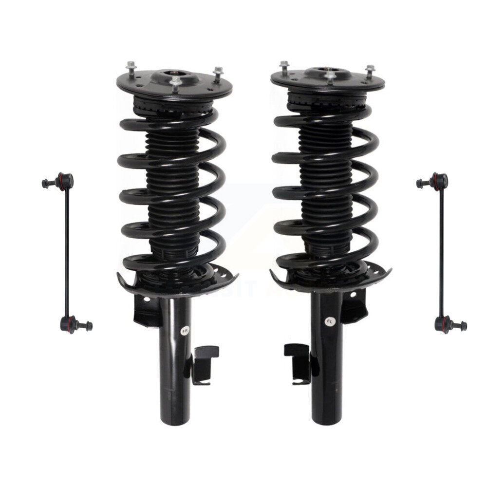 Transit Auto KSS-104073 Suspension Strut and Coil Spring Assembly for 2010-2017 Volvo XC60 - Front